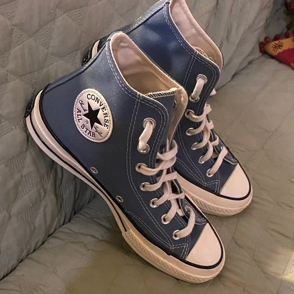 Converse Classic Blue and White High-Tops